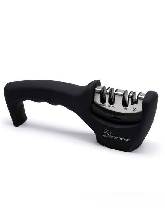 Priority Chef Other - PriorityChef | Kitchen Knife and Scissors Sharpener with Glove | Black